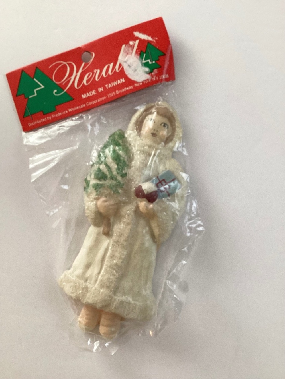 1982 Charlee McGee Painted Ornament Doll New